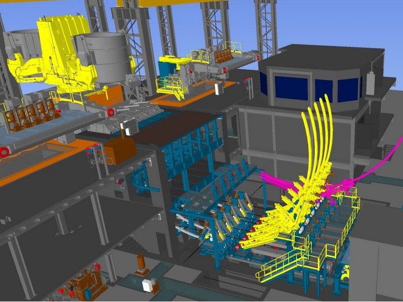 KARDEMİR - 4 Nolu Sürekli Döküm Makinası Betonarme ve Çelik Projelerinin Hazırlanması İşi